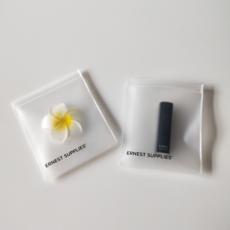 深圳厂家定做EVA半透拉链袋发卡包装袋子耳钉饰品防氧化磨砂袋