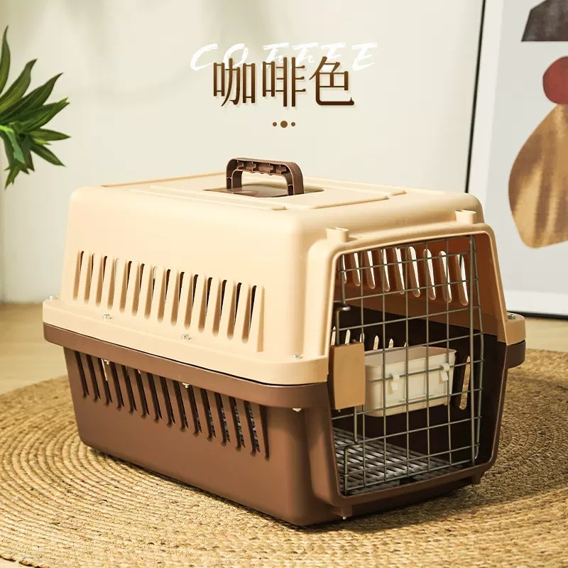 Gato caja de aire gato jaula portátil fuera de la caja de envío del animal doméstico jaula de perro jaula de gato bolsa portátil gato caja