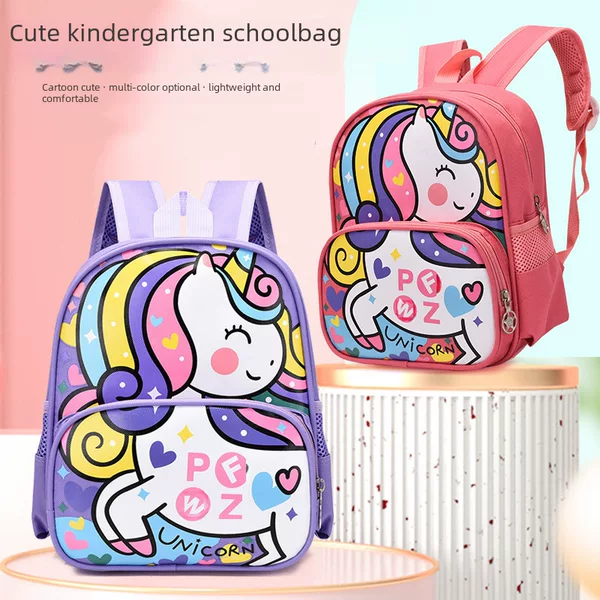 Kindergarten schoolbag wholesale 2-6 years old Ridge backpack foreign trade burden reduction kindergarten shoulder bag