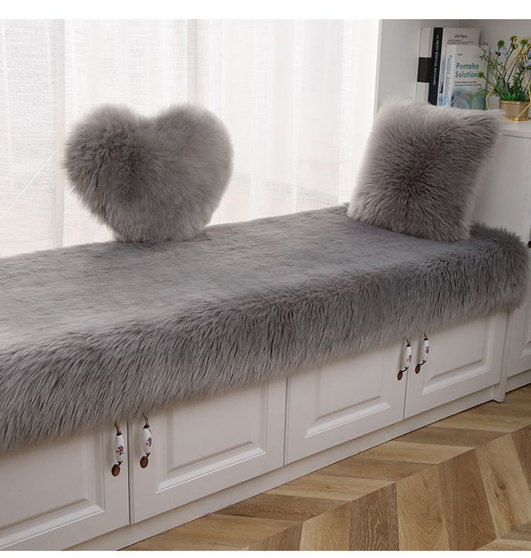 New Chinese Style Red Large Oversized Chair Cushion Imitation Cashmere Door Mat Living Room Decoration High-End Blue Opening Foot Carpet