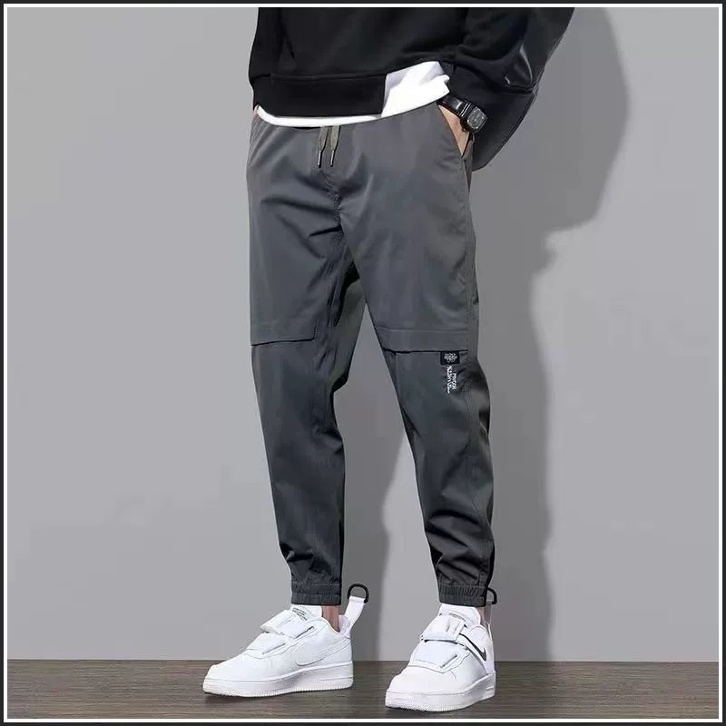 Spring summer trend trousers for elementary school students, slim fit