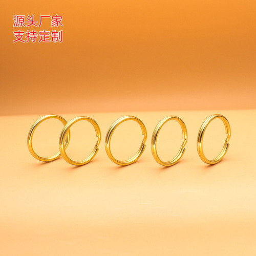 Rabbit Year New Year's Day Brass Keychain Pendant Good Fortune Occasion Chinese Style Ring Keychain DIY Accessories Wholesale