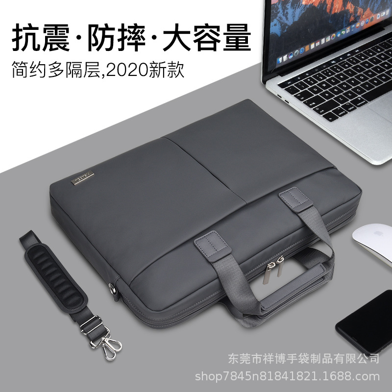 Laptop laptop bag for Huawei Apple Matebook14/13-inch shoulder crossbody simple thin