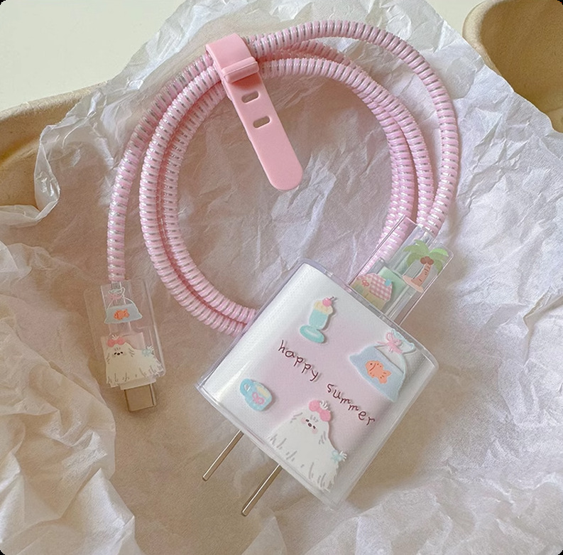 Aplicable para Apple 16pro cable de datos 15 protector de cargador iPhone 14 protector de cabeza de carga de teléfono móvil