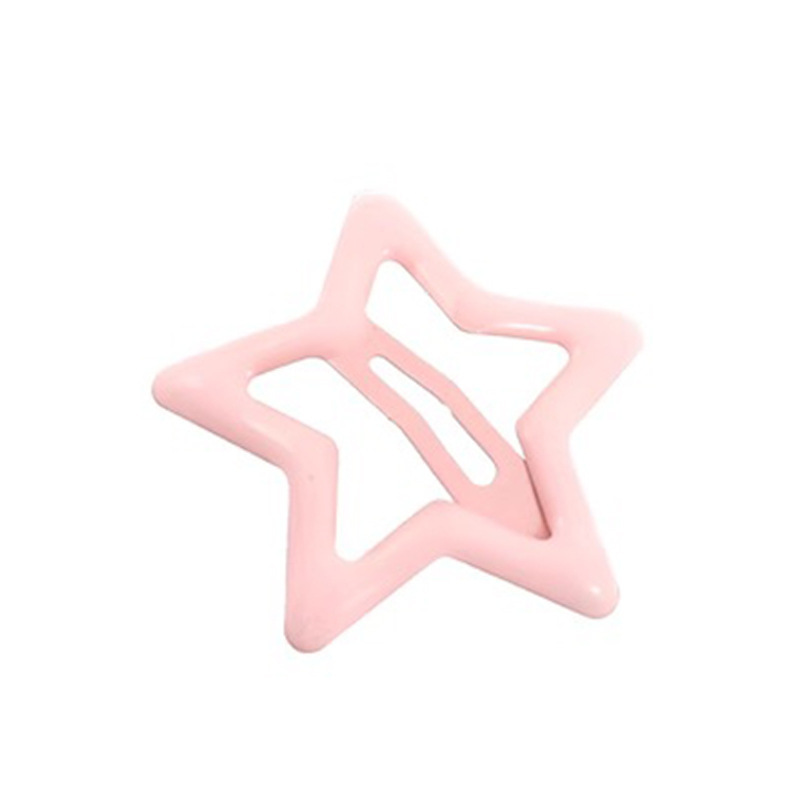 Estrella de pentacos Y2K clip para el cabello lateral de mujer clip para el cabello de dopamina colorido clip para el cabello de goteo de aceite para niños image 6