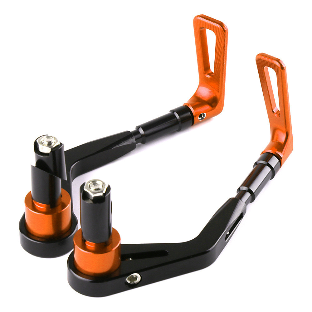Cross-Border Universal Motorcycle Modified Brake Guard, Aluminum Alloy Horn-Shaped Handguard, Anti-Fall Protection Bar, Adjustable