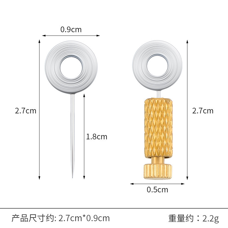 手作り革縫製位置決め針革 diy 縫製固定針ステッチロケーター縫合針間隔針|undefined