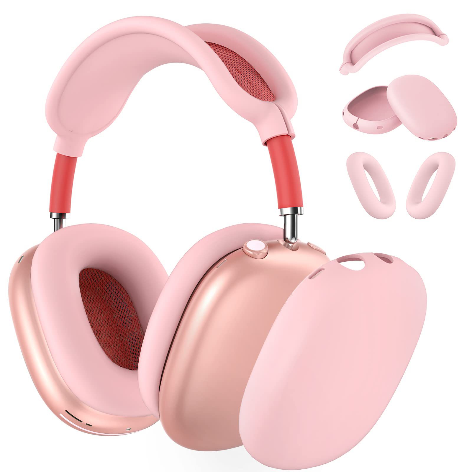 Aplicable para Apple AirPods Max auriculares cubierta de aluminio cubierta de protección contra caídas para auriculares de Apple