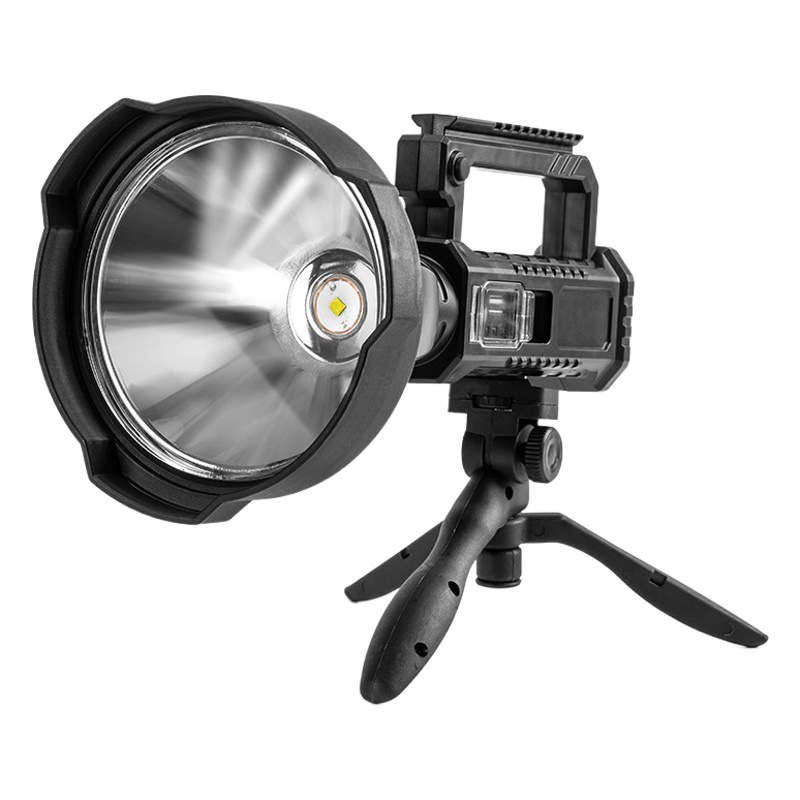 Cruz-frontera multifuncional recargable P50 reflector fuerte linterna de luz al aire libre recargable portátil luz nocturna luz de pesca