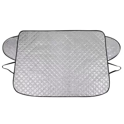 Car Front Windshield Anti-Frost and Snow Cover Winter Anti-Freeze Cover Car Cover Car Cover Winter Windshield Sun Visor (Car snow shield) - about-145-110cm-non-magnetic-front-rack-with-rearview-mirror-lanyard