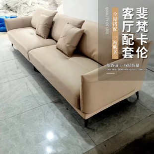 进口头层黄牛皮现代简约高回弹海绵沙发进口羽绒靠包高品质沙发-阿里巴巴