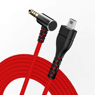 Carefully Selected Sairui Hanbing Arctis 3 5 7 Pro Red Braided Thread 8P Headphones Suitable for 3.5mm Needle Thread