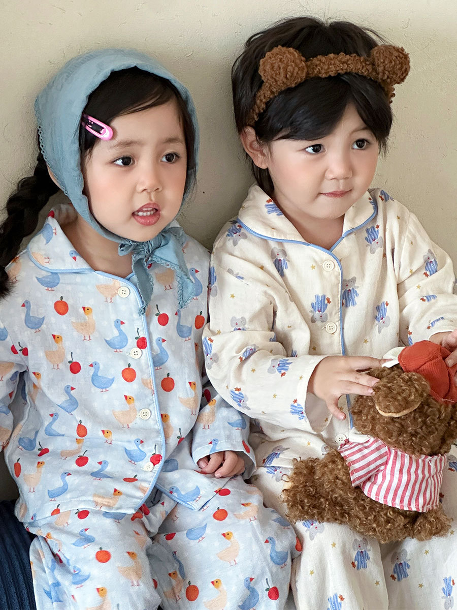 Children's demi-season cute pijama for men and women