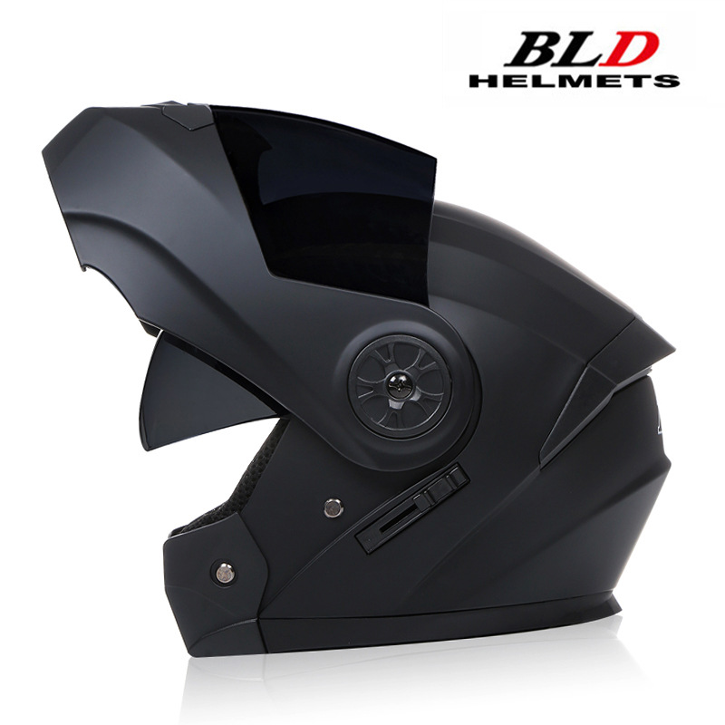 BLD transfronterizo para cascos de motocicletas eléctricas cascos completos cascos de doble lente cuatro estaciones al por mayor