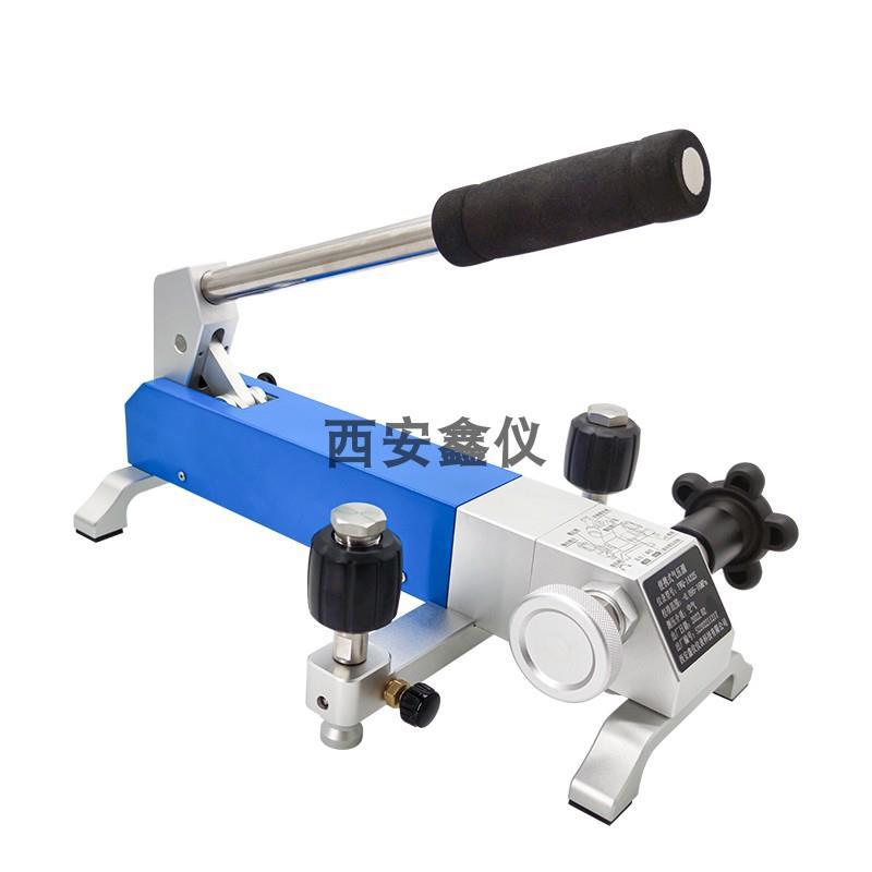 便携式手动气压压力校准台YWQ-1432S型-0.095～16MPa高压校准泵
