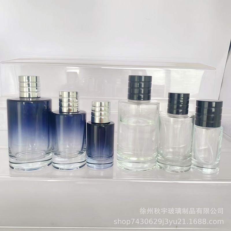 香水分装瓶卡口玻璃香水瓶按压喷雾瓶分装化妆品透明香水瓶子裸瓶|undefined