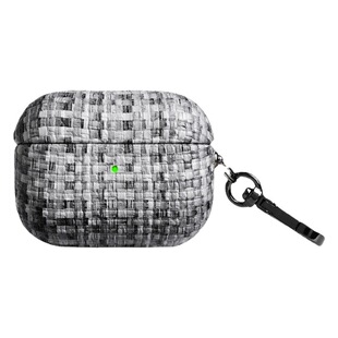 Spot airpodspro2 Apple Bluetooth Headset Protective Case Straw Pattern airpods Protective Leather Case