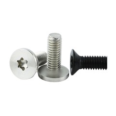 Source Factory Wholesale CD Pattern Screws 304 Micro Stainless Steel Countersunk Head Fine Large Flat Head Plum Blossom Slot Machine Screws