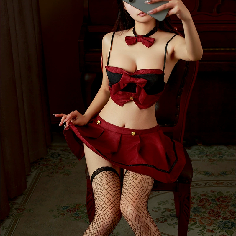 Японский jk сексуальная постель униформа веселье без соблазнения набор милый сексуальный сладкий сплит-студенческий костюм