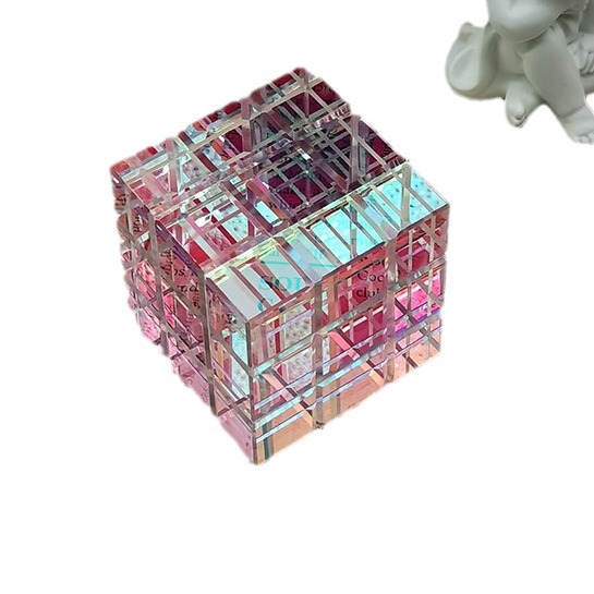 Sol catcher cubo mágico color cristal decoración Cubo de luz escritorio creativo artesanía regalo