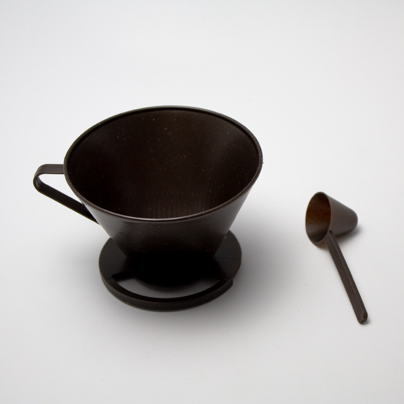 Taza de filtro de plástico cónico en forma de abanico para el hogar, jarra de café, filtro de goteo, taza de filtro de café de mano, filtro de café