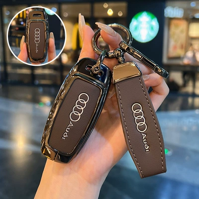 Q7 A4L Q4Etron New A3L Car, Static Rod/Key Bag - type-b-brown-rope-buckle-hanging-buckle