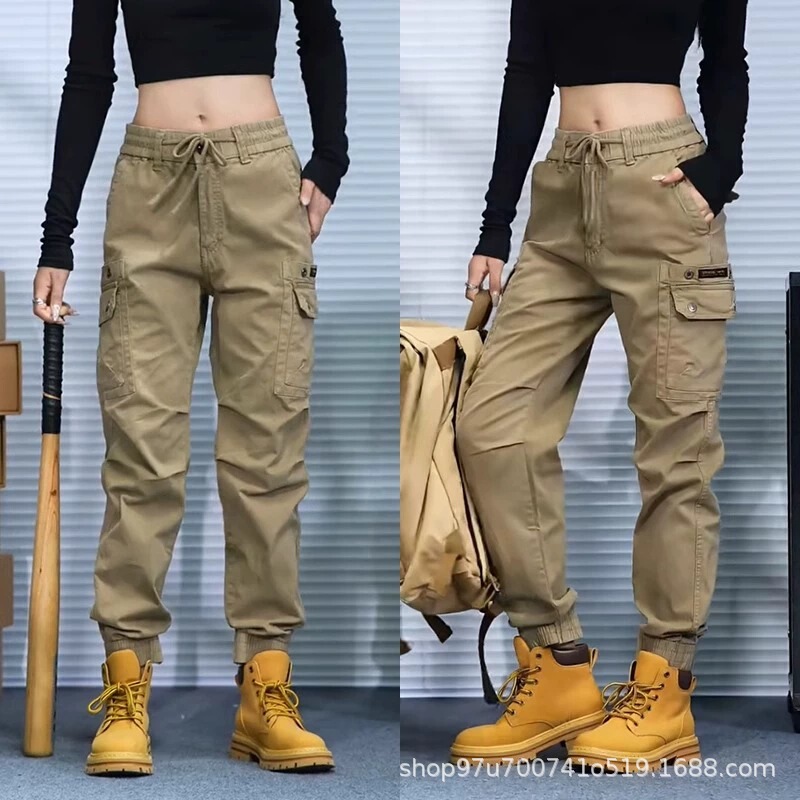 Men's Cargo Pants Trendy Brand High-End Outdoor Sports Jogger Casual Pants Mountain Tactical Hunting Functional Sports Long Pants