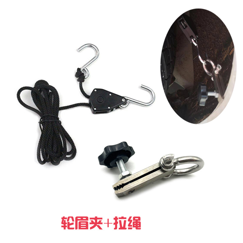 汽车凹陷修复工具叶子板内侧沿夹子轮眉边拉紧固定夹拉线压紧夹
