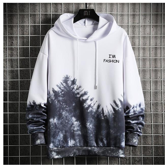 Ensemble à capuche pour l'automne nouvelle tendance manteau homme imprimé 3D, sweat-shirt à manches longues étudiant_voghion.com