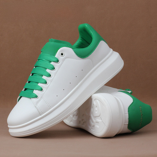 Superpoat Unisex White Sneakers Men's Thick-Soled Sports Shoes Couples' Style Korean Version Versatile Casual Shoes