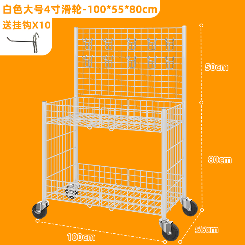 흰색 대형 + 배플이 있는 내마모성 풀리 4inch개 [핫 추천]