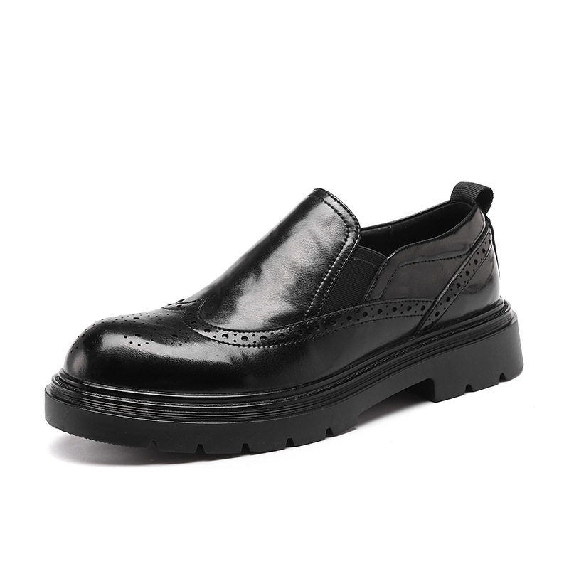 Casual universal comfortable trend black breathable shoes platform…
