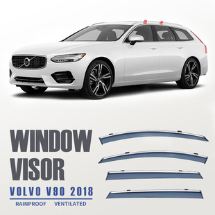 Suitable for VOLVO V90 rain and rain shield rearview mirror rain eyebrow VOLVO V90 Window visor