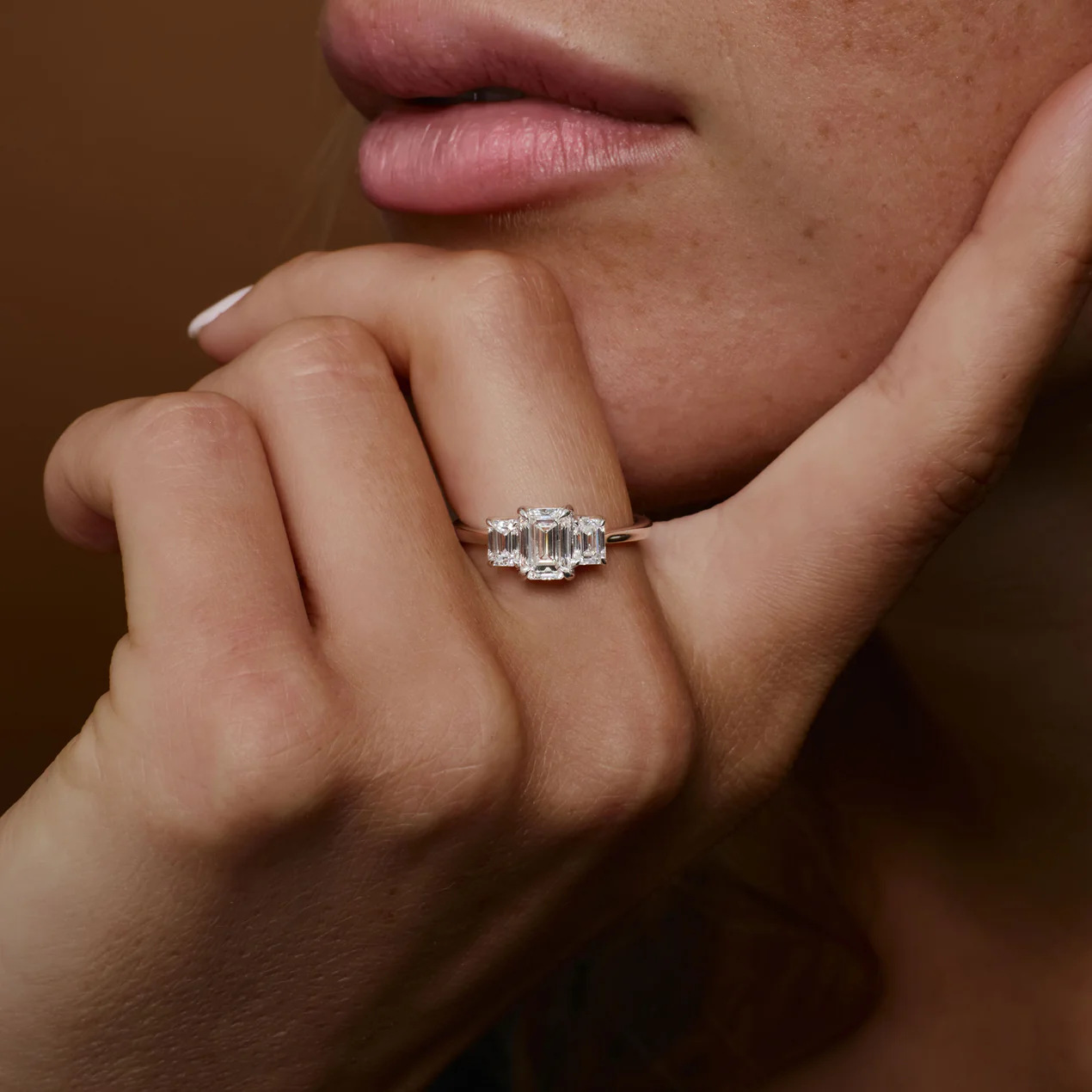 Elegant Sparkling Diamond Couple Ring For Wedding Proposal_voghion.com