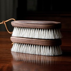フル馬毛クリーニングブラシ、家庭用衣類ケアブラシ、柔らかい毛のダストブラシ、クルミケアブラシ、メーカー卸売