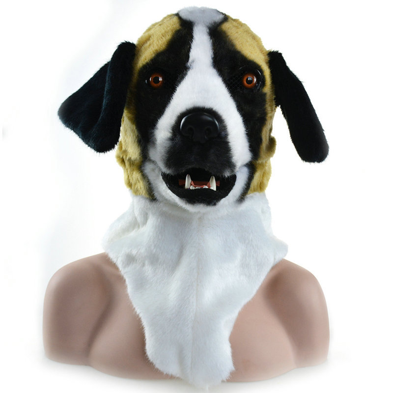 Máscara de cabeza de animal de cara completa Lobo Oso conejo León leopardo fotografía bola rendimiento máscara de película fabricante