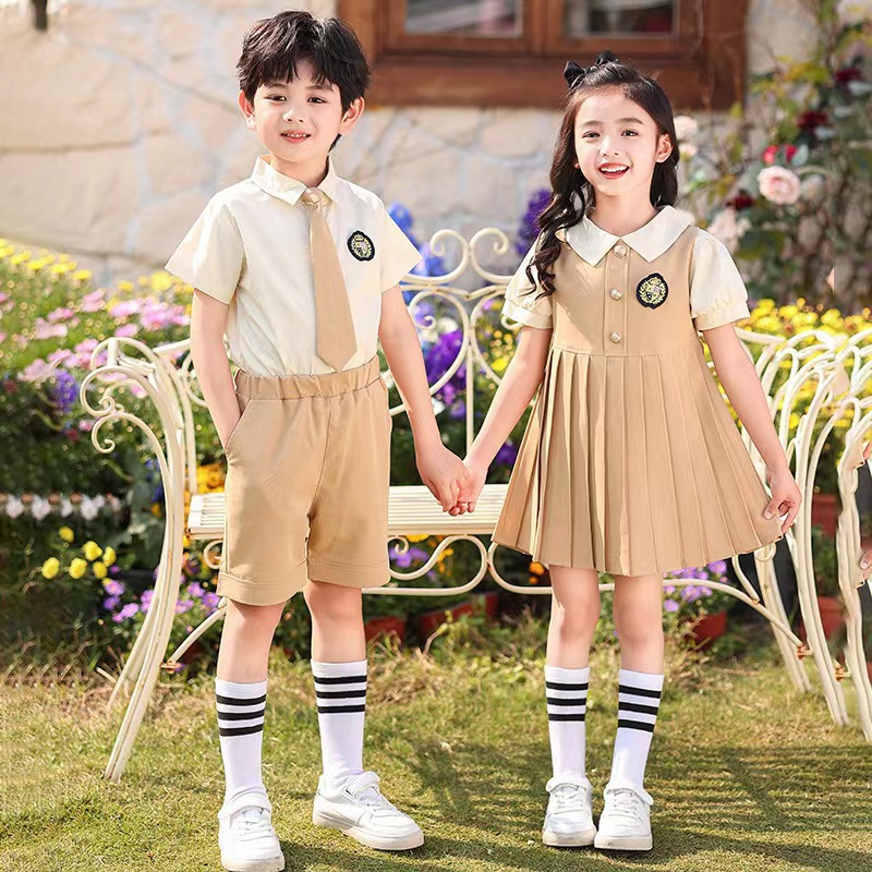 Preschool Spring and Autumn Uniform 2024 New Elementary School Student School Uniform Set College Style Children's Sports Performance Class Uniform