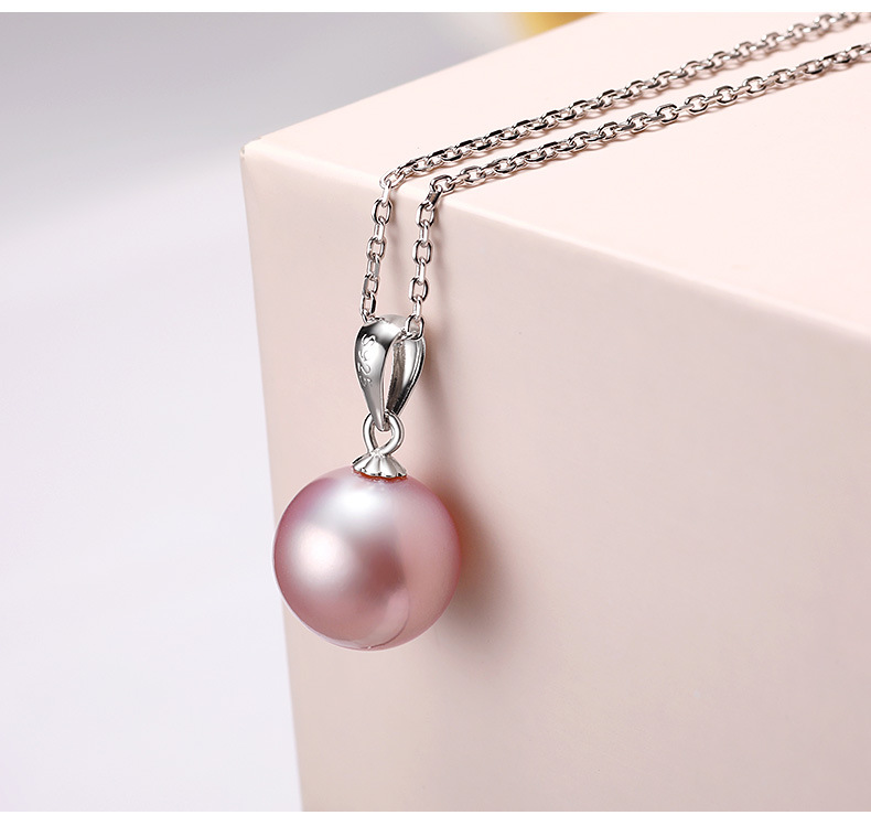 Collier de perles avec fermoir magnétique pour femme_voghion.com