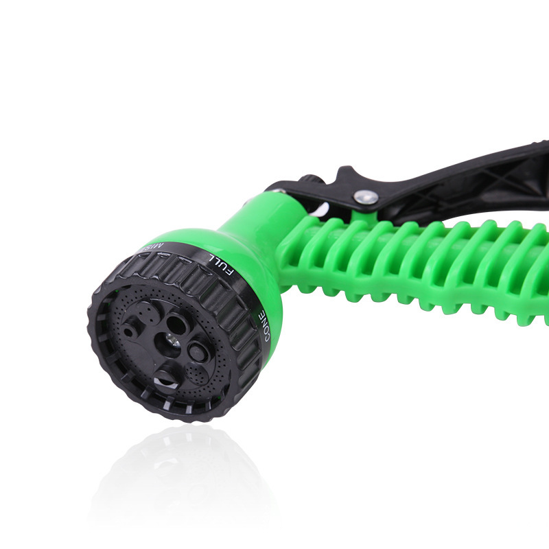 Apple Green 7 Función de riego de plástico pistola de agua pistola de jardín multiusos ducha telescópica tubería de agua de alta presión de agua image 4