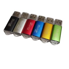 明るいカードリーダーのケース金属単板高速2.0読み取りtf/microsdカード/携帯メモリカード
