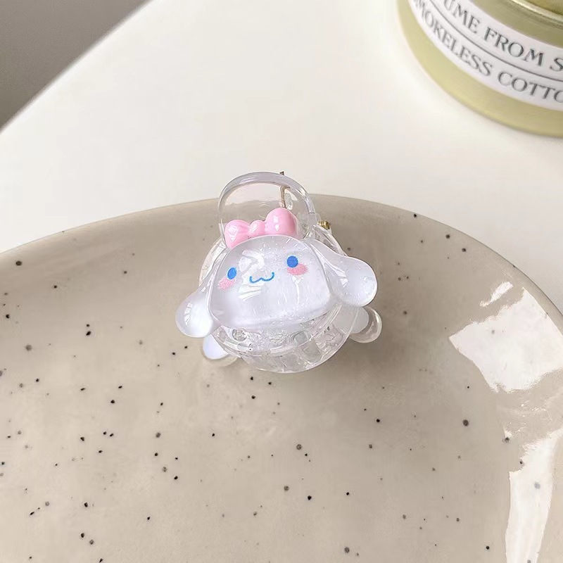 Fine Flash Sanrio New Japanese Style Cute Sweet Small Claw Clip Kulomi Cartoon Bangs Clip High Pony Tail Hairpin