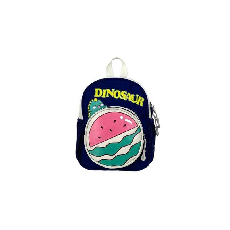 Mochila coreana de letras extranjeras para niños y niñas, mochila de dibujos animados, fruta, sandía, mochila de bebés, nueva mochila de niños de comercio exterior