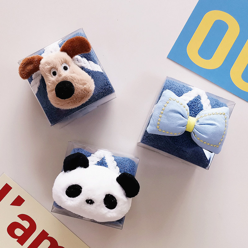 Souvenirs, Cartoon Towels, Hand Towels, Hanging Towels, Wedding Bridesmaids and Groomsmen Gifts, Full Moon Birthday Return Gifts, Cute Gifts