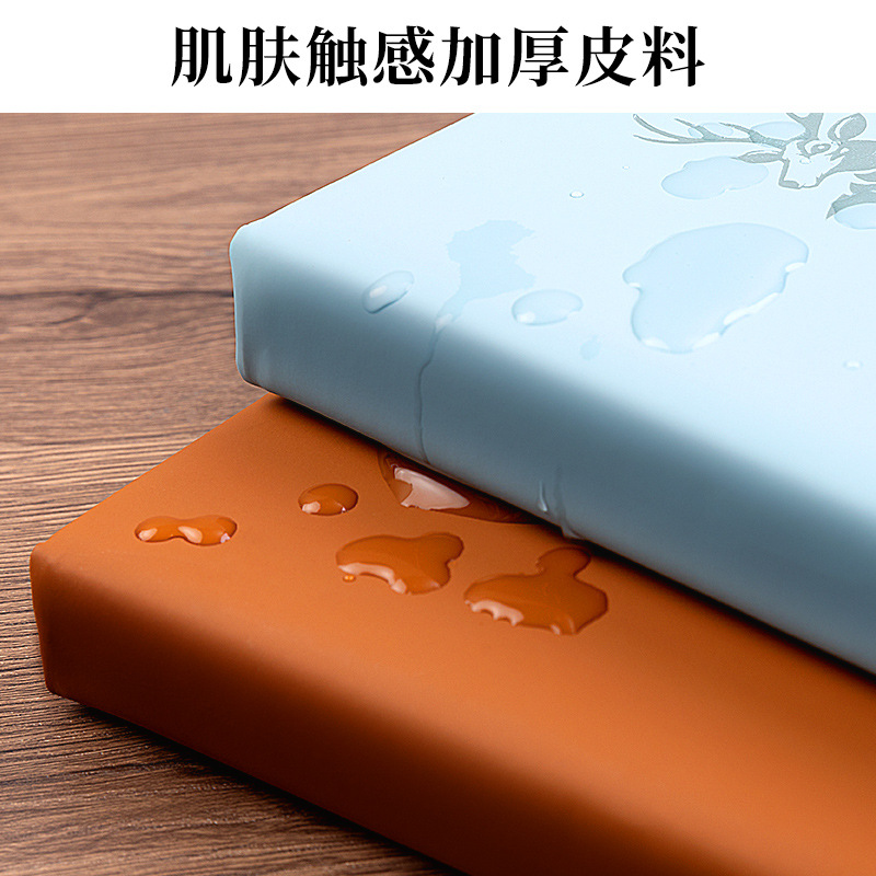 A5 cuaderno oficina de negocios trabajo reunión Libro de grabación hebilla simple Bloc de notas engrosada logotipo imprimible