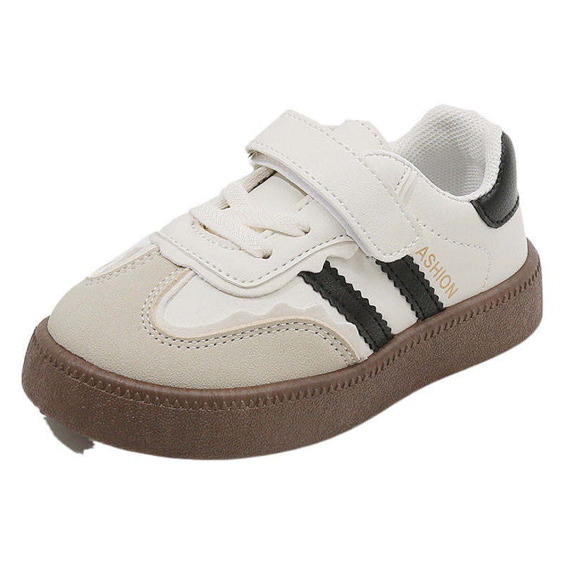 Children's Moral Training Shoes 2026 Spring and Autumn Boys' Sports Shoes Casual Sneakers Girls' White Shoes Soft-Soled Baby Shoes