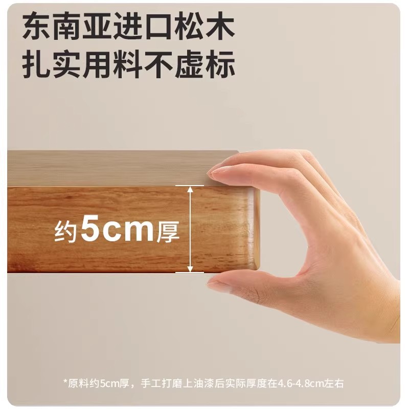 Escritorio de computadora para dos personas escritorio de madera maciza dormitorio escritorio de oficina para adultos escritorio de tablero grande simple escritorio