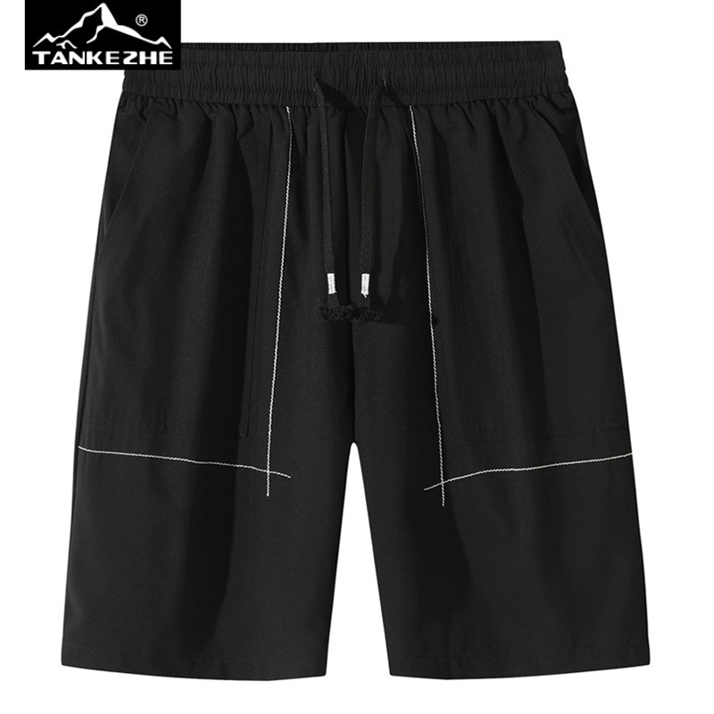 Explorer Men's Summer Solid Color Five-Point Shorts New Trendy Versatile Fashion Casual Loose Sports Shorts Wholesale Explorer Men's Summer Solid Color Five-Point Shorts New Trendy Versatile Fashion Casual Loose Sports Shorts Wholesale