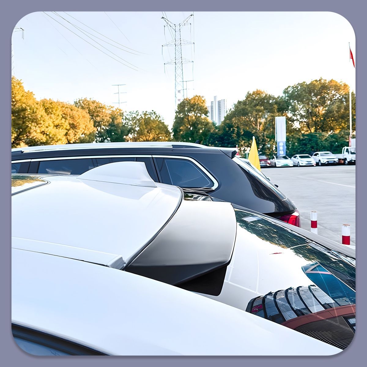 Suitable for Bmw 3 Series, 4 Series, 5 Series G30530I 525I Sports Roof Wing Mpm4M5 5 Series Pro Rear Wing