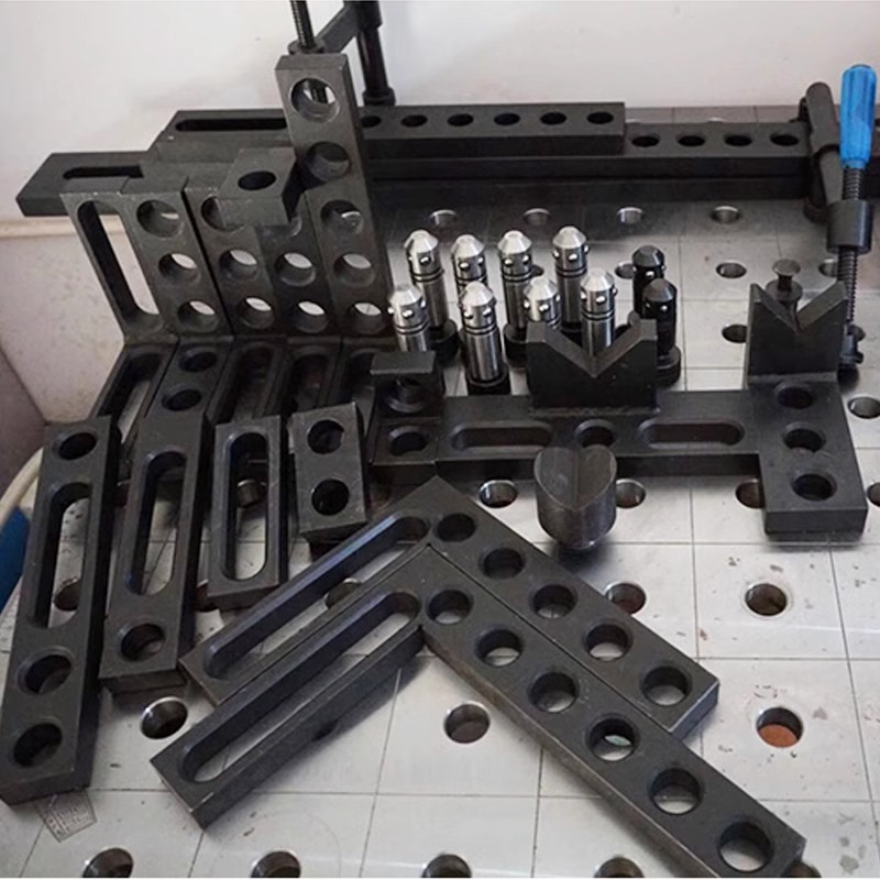 Pin de bloqueo rápido plataforma de soldadura tridimensional plantilla de herramienta de soldadura pin de posicionamiento de cabeza de contador DN28DN16 pin magnético