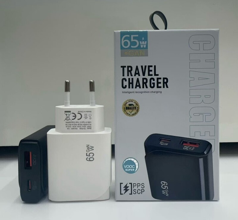 Pd65W European Standard Gallium Nitride Gan Mobile Phone Charger Ultra-Thin A+C Super Fast Charging USB Charging Head Pd Fast Charging Pd65W European Standard Gallium Nitride Gan Mobile Phone Charger Ultra-Thin A+C Super Fast Charging USB Charging Head Pd Fast Charging